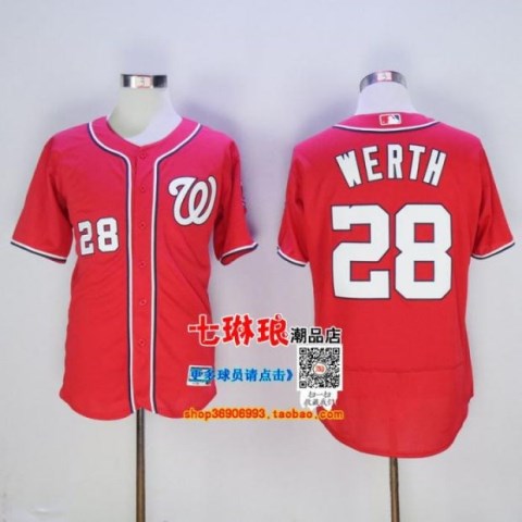 Áo ngắn bóng chày quốc tịch Jersey WERTH 28 # MURPHY 20 # 34 HARPER Flexbase - Thể thao sau bộ adidas nam mùa hè chính hãng