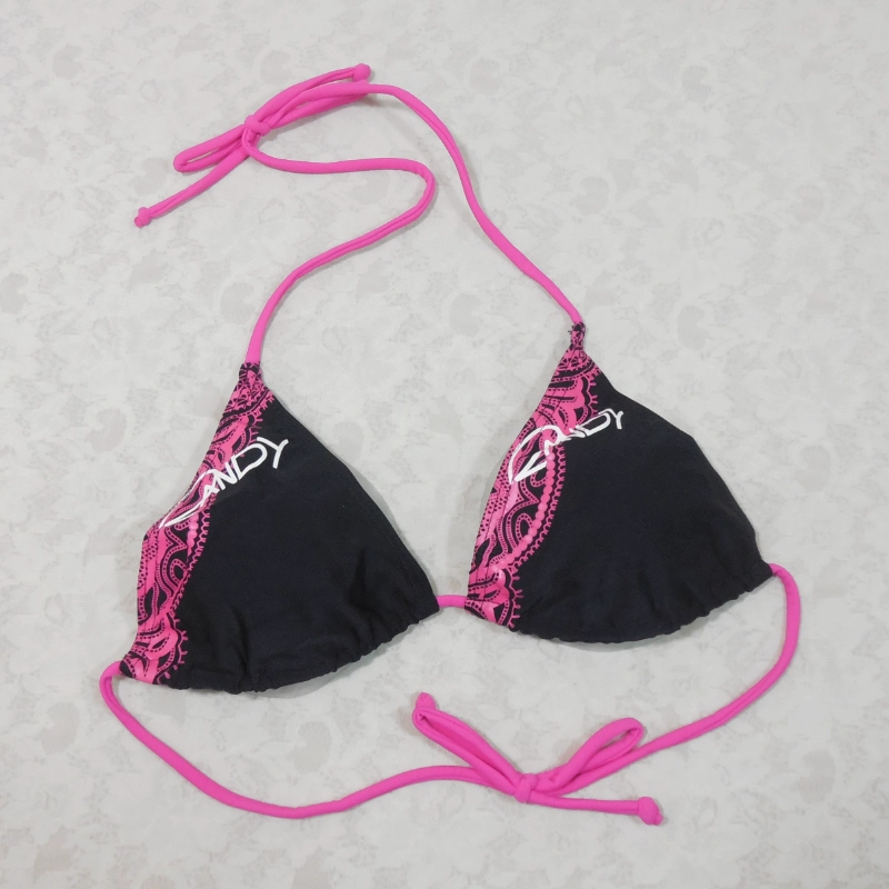 K719 ngoại thương áo tắm nữ giác tam giác dây buộc kỳ nghỉ bãi biển bikini đồ bơi S / M - Bikinis