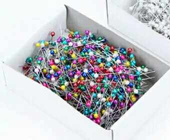 Pearl needle positioning pin solid cut bead needle large head needle with beads DIY unwoven material accessories