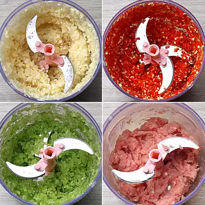 Garlic mixer garlic mash machine shredder garlic grinder meat grinder household small stuffing multifunctional manual garlic squeezer