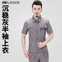 Приятный серый 1603 короткий топ