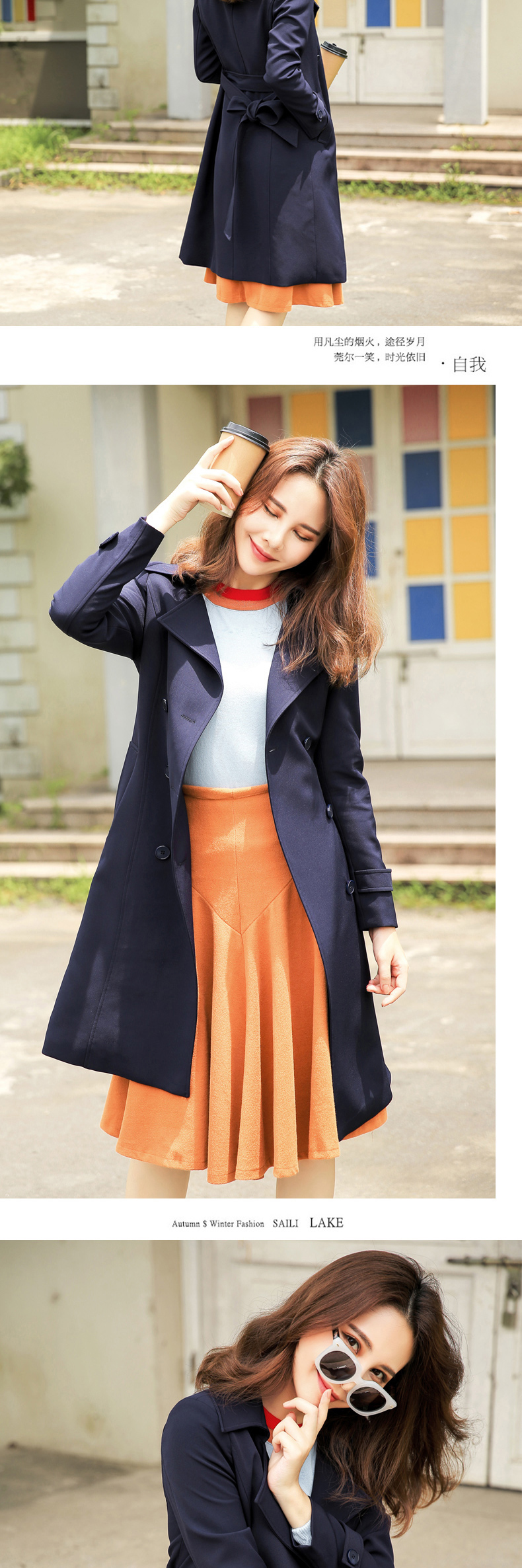 Trench pour femme en Polyester en Polyester - Ref 3227158 Image 11