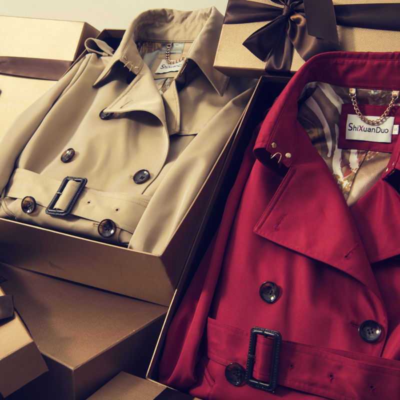Trench pour femme en Polyester en Polyester - Ref 3226717 Image 3