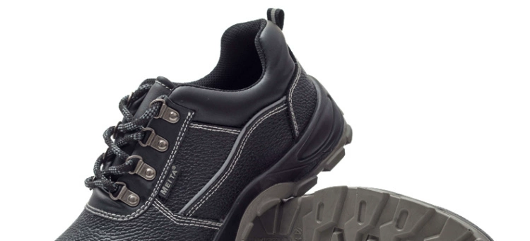 New labor protection shoes for men, breathable steel toe caps for all seasons, anti-smash, lightweight, deodorant work shoes, anti-puncture cowhide safety shoes