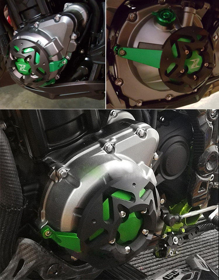 Kawasaki Z1000 SX Z900 modified engine side cover protective cover anti-fall cover anti-fall ball decorative cover