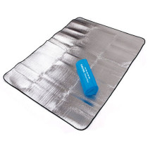 Camping picnic double-layer floor mat aluminum foil portable cushion outdoor beach tent mat extra large waterproof and moisture-proof mat