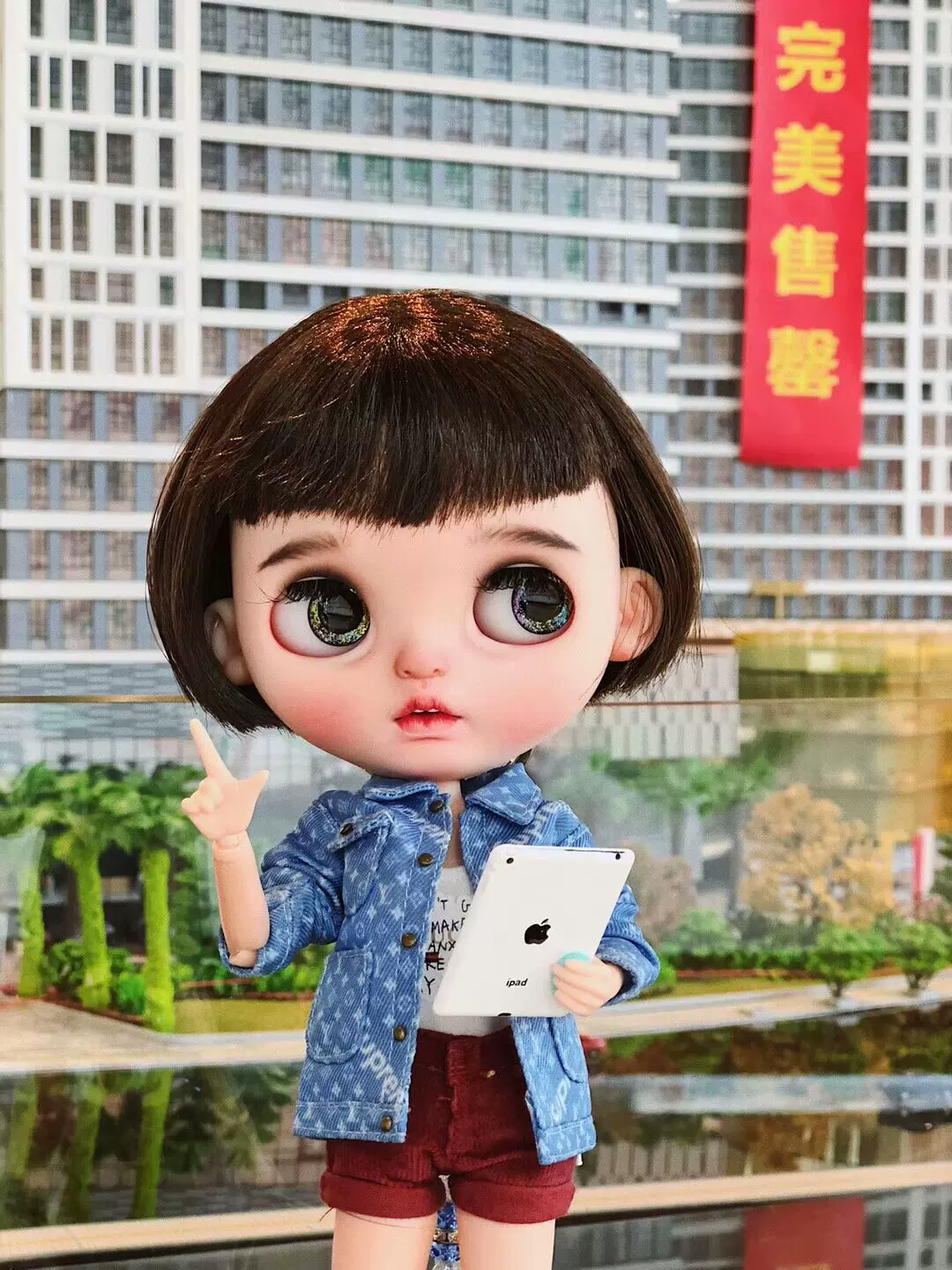 Мини-планшет blythe 6 точек кукольный дом azone реквизит для съемок ob11 24 molly