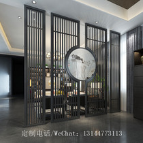 Factory custom rose gold stainless steel screen antique bronze lattice partition aluminum cutout carved background wall