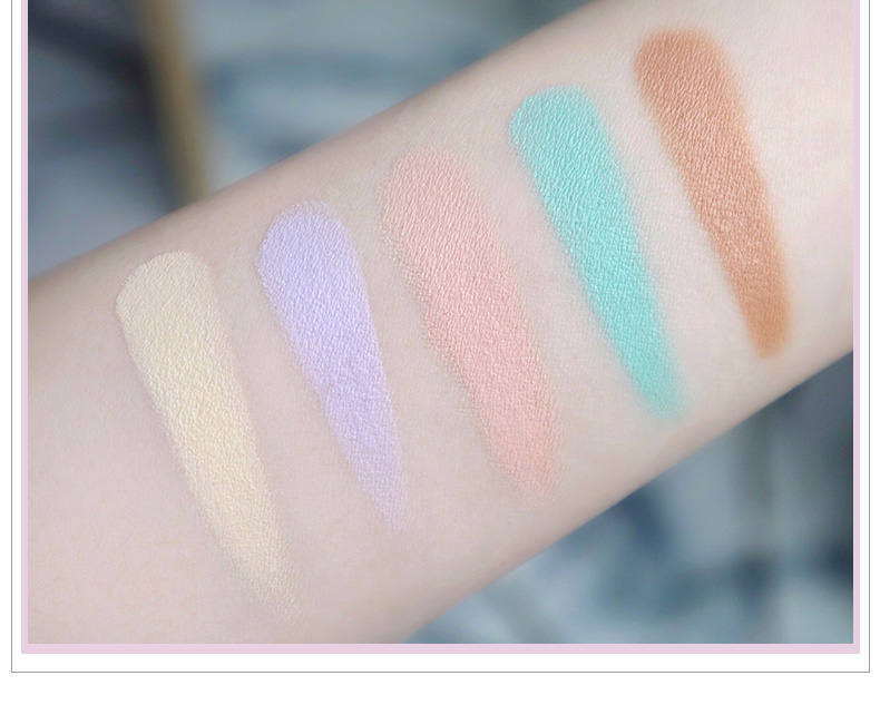 Judydoll cam năm màu che khuyết điểm sửa chữa khuôn mặt chạm đáy che mắt đen đốm không thấm nước che khuyết điểm tip concealer