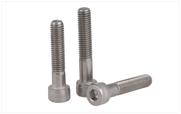 Tiêu chuẩn 304 thép không gỉ nửa răng lục giác ốc vít hình trụ đầu vít cốc ốc vít M3M4M5M6 - Chốt