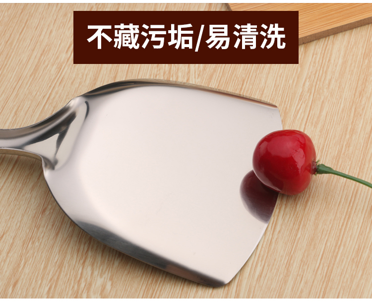 Thìa thép không gỉ colander muỗng gia dụng dày tay cầm dài dụng cụ nhà bếp không nóng tay muỗng nấu ăn dụng cụ nhà bếp dụng cụ nhà bếp