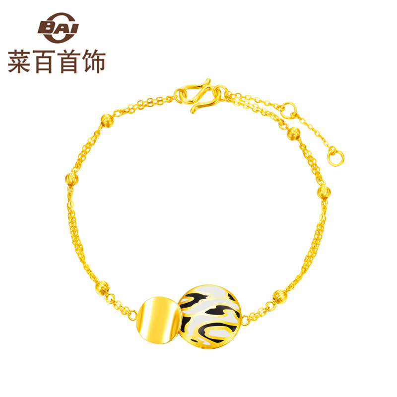 Vegetable 100 Jewelry Gold Handmade Hardfoot Gold Series Grilled Jungle Leopard Fashion Tide Cool Footy Gold Hand Alchemy