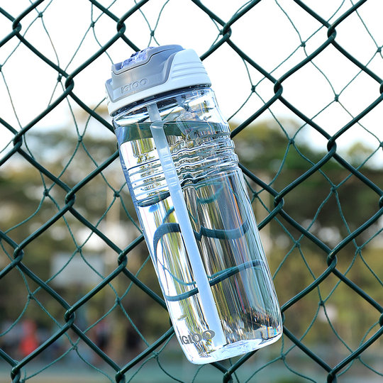 American Coolgear Student Sports Water Cup 2024 Summer New Straw Plastic Cup Boys Portable Water Bottle