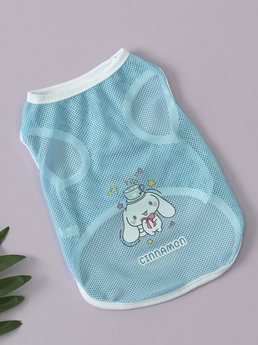 Собака летняя одежда тонкая сетчатая кошка кошка летняя одея