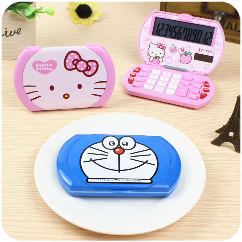Doxa A dream machine cute folding cartoon calculator for small bites of cat mini clamshell portable student computer
