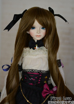 BJD SD doll wig high temperature silk 3 points 4 points 6 points 1 3 1 4 1 6 curly hair long multicolor
