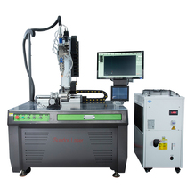 Shanda fiber 1000W laser welding machine spot weld round tube seamless stainless steel welding mold welding desktop