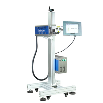 Shanda carbon dioxide CO2 laser marking machine wood plastic high precision lettering small portable engraving machine