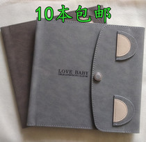 Square 8 inch square 10 inch childrens album cover Leather baby album Photo album Childrens album Leather studio activity album