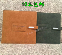 New leather book childrens album cover square 8 inch square 10 inch childrens photo studio leather book cover 10 copies