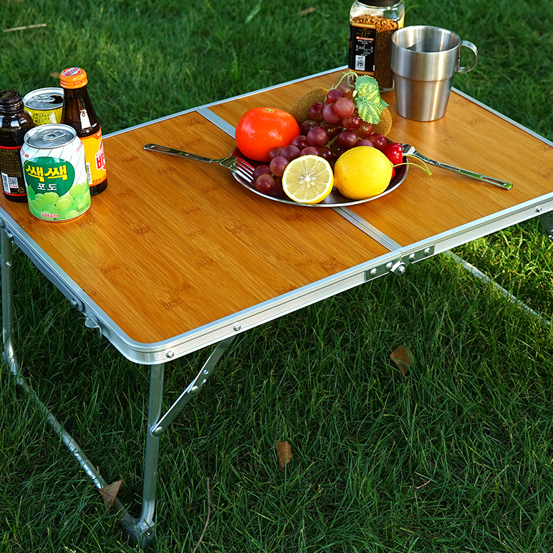 Ultra Light Outdoor Table Folds Fold Picnic Small Table Portable Field Supplies Camping Ultralight Aluminum Alloy Wild Cooking Barbecue Table