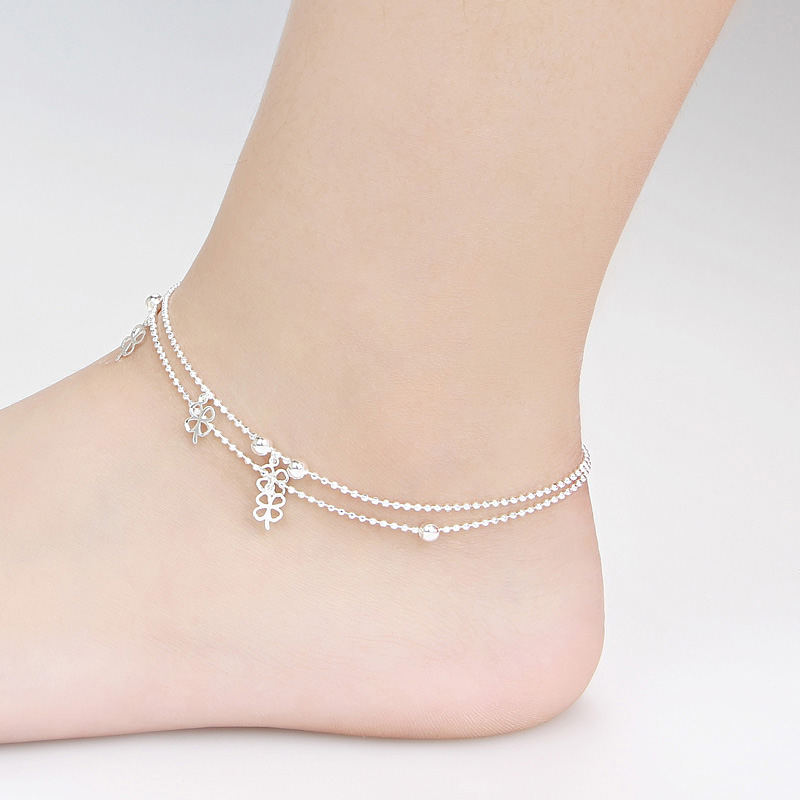 Chaine de cheville Femme OTHER   en Argenterie - Ref 3102387 Image 4