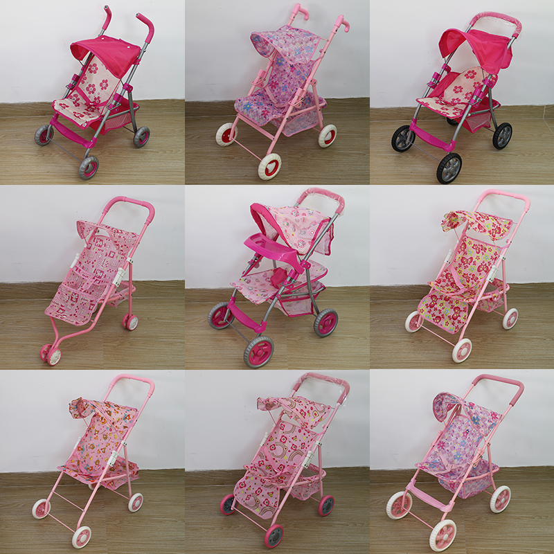 Sample cart toy children doll cart put doll over home children doll toy girl's