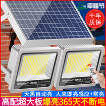 Solar outdoor light garden light human body induction light rural household lighting super bright high power photovoltaic street light