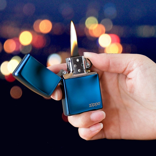 zippo Подлинный светлый, синий ледяной черный ледяной надпись подлинный zppo kerosene, мужчины Zioop подарить парня подарок