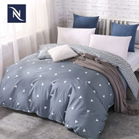 Quilt cover bông đơn quilt cover duy nhất 1.5 m m 200x230 đôi 1.8 m sinh viên giường cotton quilt thứ tự mẫu chăn ga gối đệm đẹp