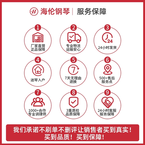 Hai Lun (Hai Lun) Wedlon W123 Домохозяйство вертикальное тест Профессиональный тест с твердым древесиной фортепиано