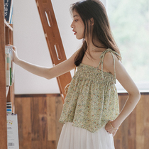 Dream Horse Summer Broken Flowers Small Harnesses Snowspun Loose to cover Teenage Holiday Wind Vests Wrap-up Chest Temperament