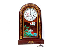 Hot sale old-fashioned wall clock antique old clock old Shanghai nostalgic station clock decoration props collection exhibition cabinet film and television