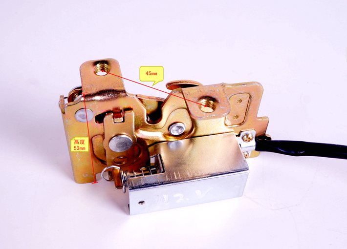 Lei Zhenzi locomotive one-button open solenoid valve seat lock 12V saddle lock ghost fire Qiaoge locomotive accessories