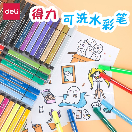 Треугольная акварель, мелки, детская кисть, можно стирать, 12 цветов, 18 цветов, 24 цветов, 36 цветов, 48 цветов