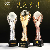 Resin trophy custom custom creative high-grade crystal basketball Football golf tournament championship award souvenir