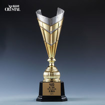 High-end creative metal trophy basketball football team champion golf trophy award competition