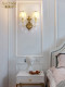 American-Style All-Copper Living Room Wall Lamp, Modern Minimalist Bedroom Bedside Aisle Corridor Lamp, European-Style Sofa Background Wall Lamp