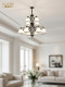 American-Style Double-Layer Chandelier for Villa, Hotel, Living Room, Staircase, Duplex Building, Self-Built House, Restaurant, Bar, Three-Story