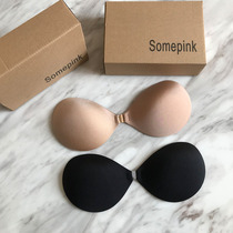 somepink breast patch does not fall off when swimming invisible bra patch 3 times thicker top support no steel support no strap 3cm breast patch
