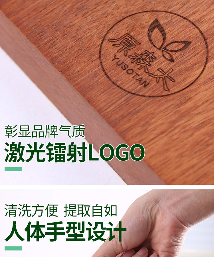 原森太 非洲刚果乌檀木砧板 40*28cm 适合2-4人家庭 图10