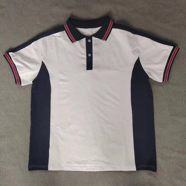 Customized summer school uniforms for boys and girls with same style half sleeves