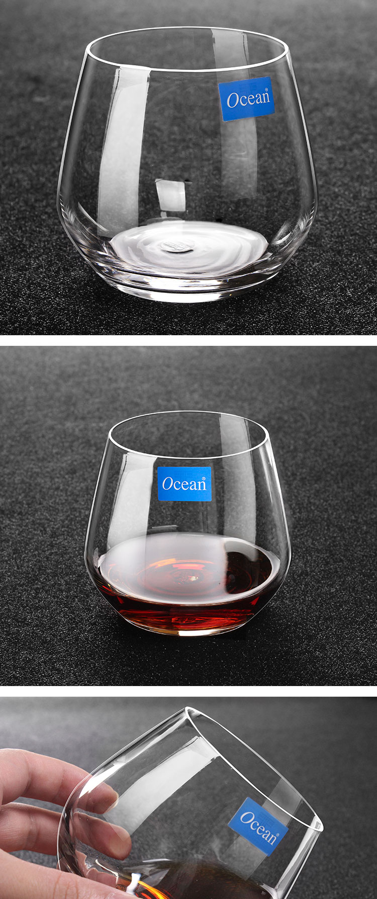 Thailand import OCEAN glass thin cold cut glass cup glass the glass heat - resistant glass of whisky