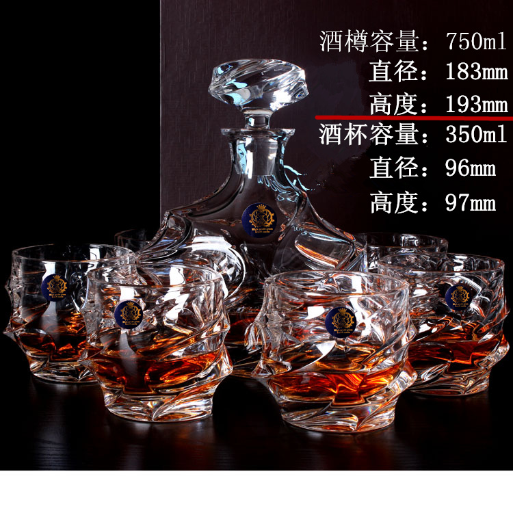 B · ROB Tinh Thể Thủy Tinh Whiskey Cup Sáng Tạo Wine Glass Rượu Vang Đỏ Glass Brandy Cup Rượu Vang Uống Cup Set gia ly ruou vang