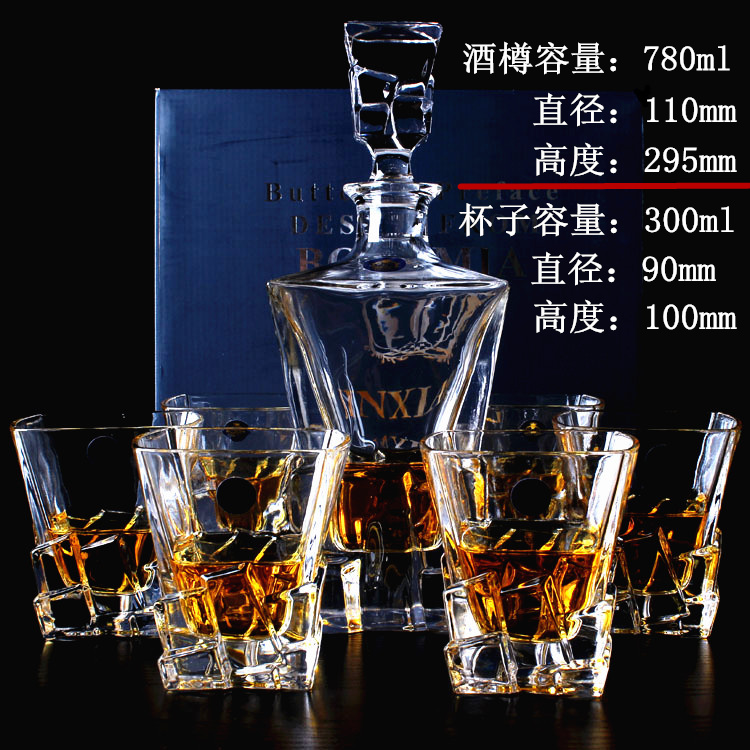 B · ROB Tinh Thể Thủy Tinh Whiskey Cup Sáng Tạo Wine Glass Rượu Vang Đỏ Glass Brandy Cup Rượu Vang Uống Cup Set gia ly ruou vang