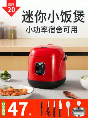 Home real mini electronic pot 1 person-2 small rice cooker household soup multifunctional cooking rice dual-purpose old-fashioned 3