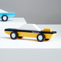 Creative ornaments desktop decorations childrens room soft car personality Boy room wooden abstract porch furnishings