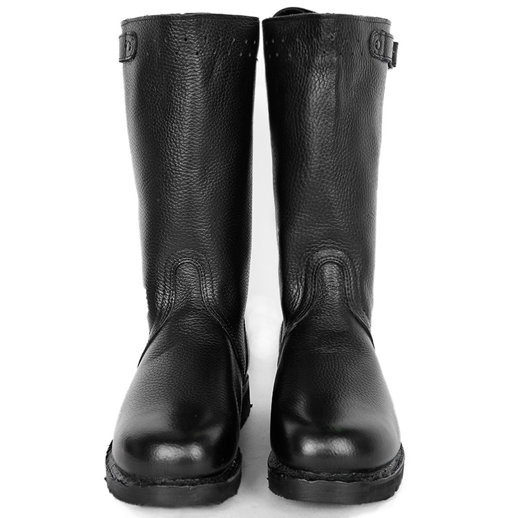 German Army Edition Public Hair Yellow Label Full Cow Leather Material Long Cylinder Parade Boots 2005 Boot Bottom HAIX Germany Munich Made in Germany