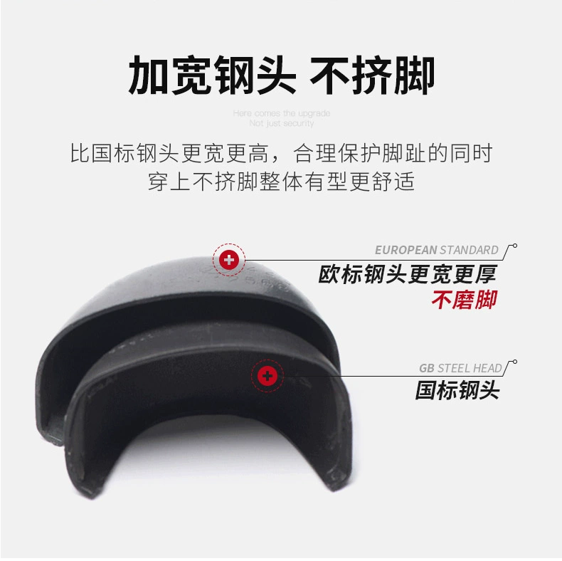 giày lười lao động Giày bảo hiểm lao động nam nhẹ chống đập chống đâm đầu thép thoáng khí một bàn đạp công việc mùa hè cũ đai bảo vệ thép tấm giày lười lao động giày lười công trường