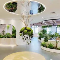 Suspended tree foam simulated plant decoration Zen suspended pendant window landscape floral custom green plant artificial tree